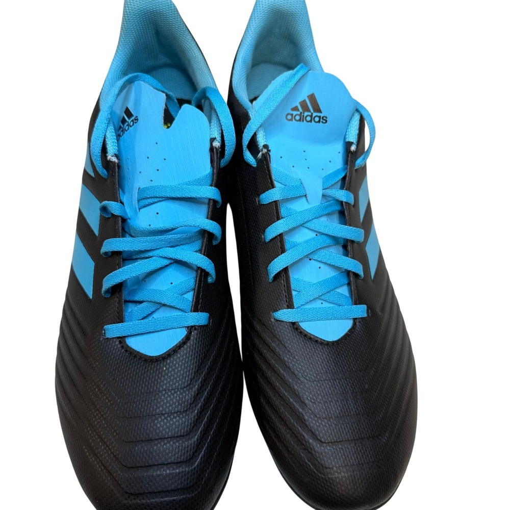 adidas Predator 19.4 FxG Core Black Bright Cyan F35598 - Sz 13 with box